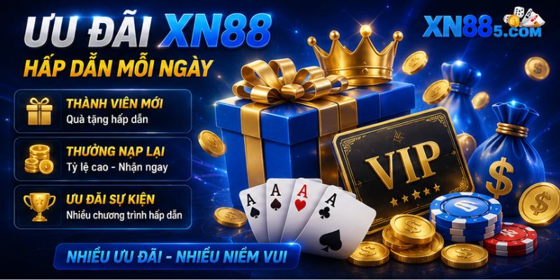 Ưu đãi XN88 nạp đầu mỗi ngày