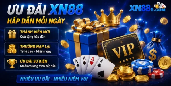 Ưu đãi XN88 nạp đầu mỗi ngày