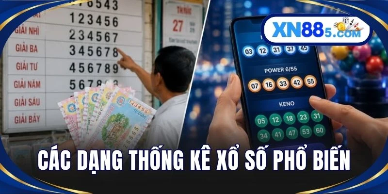 Các dạng thống kê xổ số phổ biến