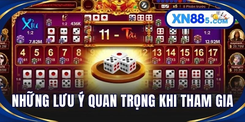 Những lưu ý quan trọng khi tham gia